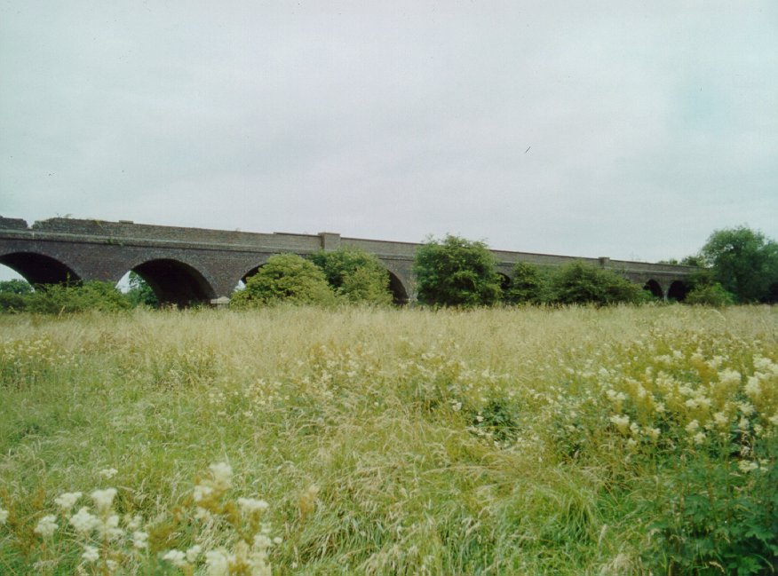 Looking east at the viaduct.